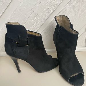 Aldo peep toe boots
